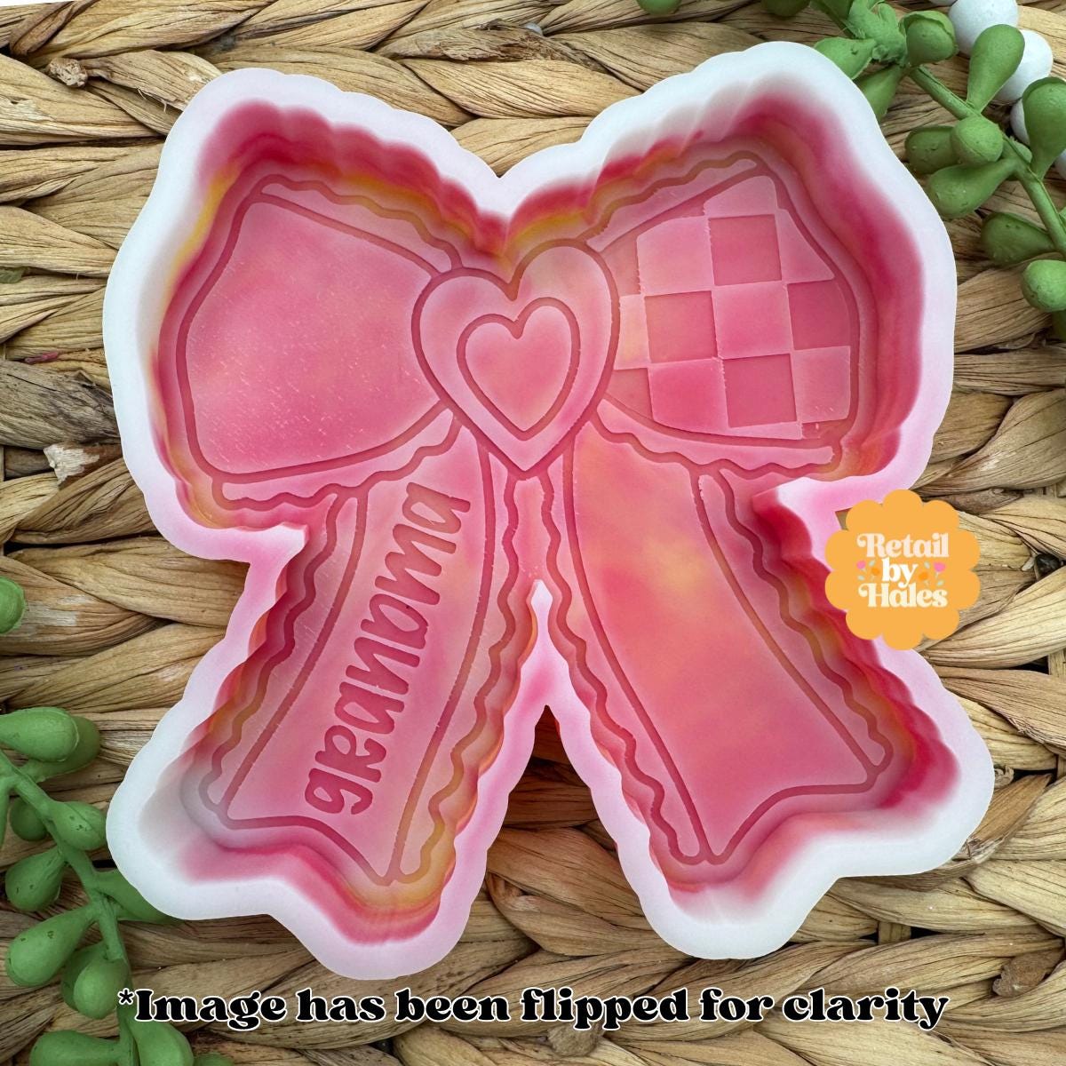 Grandma Bow Freshie Mold, mom freshie molds, coquette mama freshie, mother's day freshie mold, valentine's day grandma freshie mold