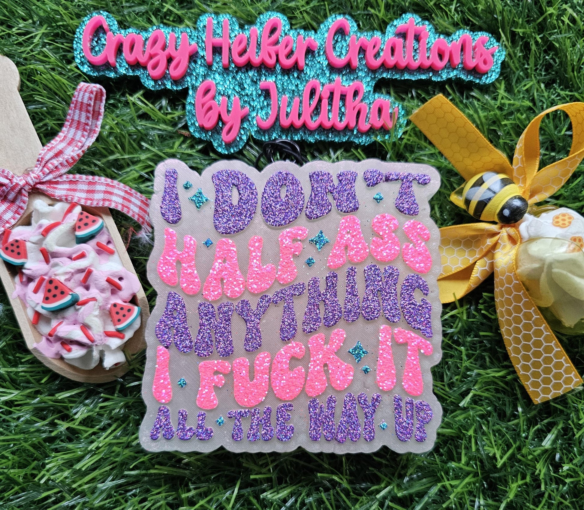 I Don't Half Ass Anything, I Fuck it All The Way Up Freshie Mold, Snarky Mold, Funny Freshie Mold, sarcastic freshie mold, swear adult humor