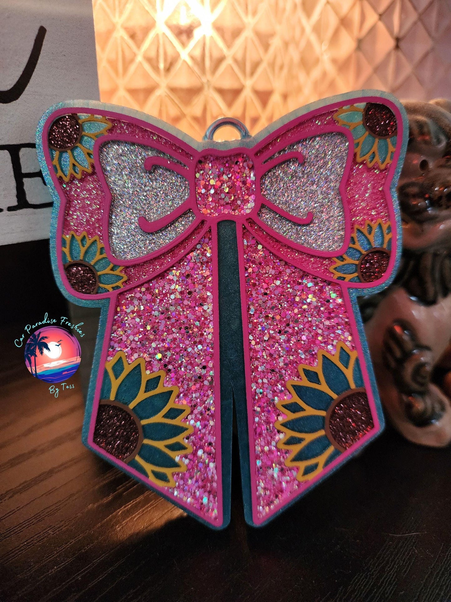 Sunflower Bow Freshie Mold, Flower Silicone Molds, Beginner Freshie Molds, Bestselling freshie molds, popular freshie molds