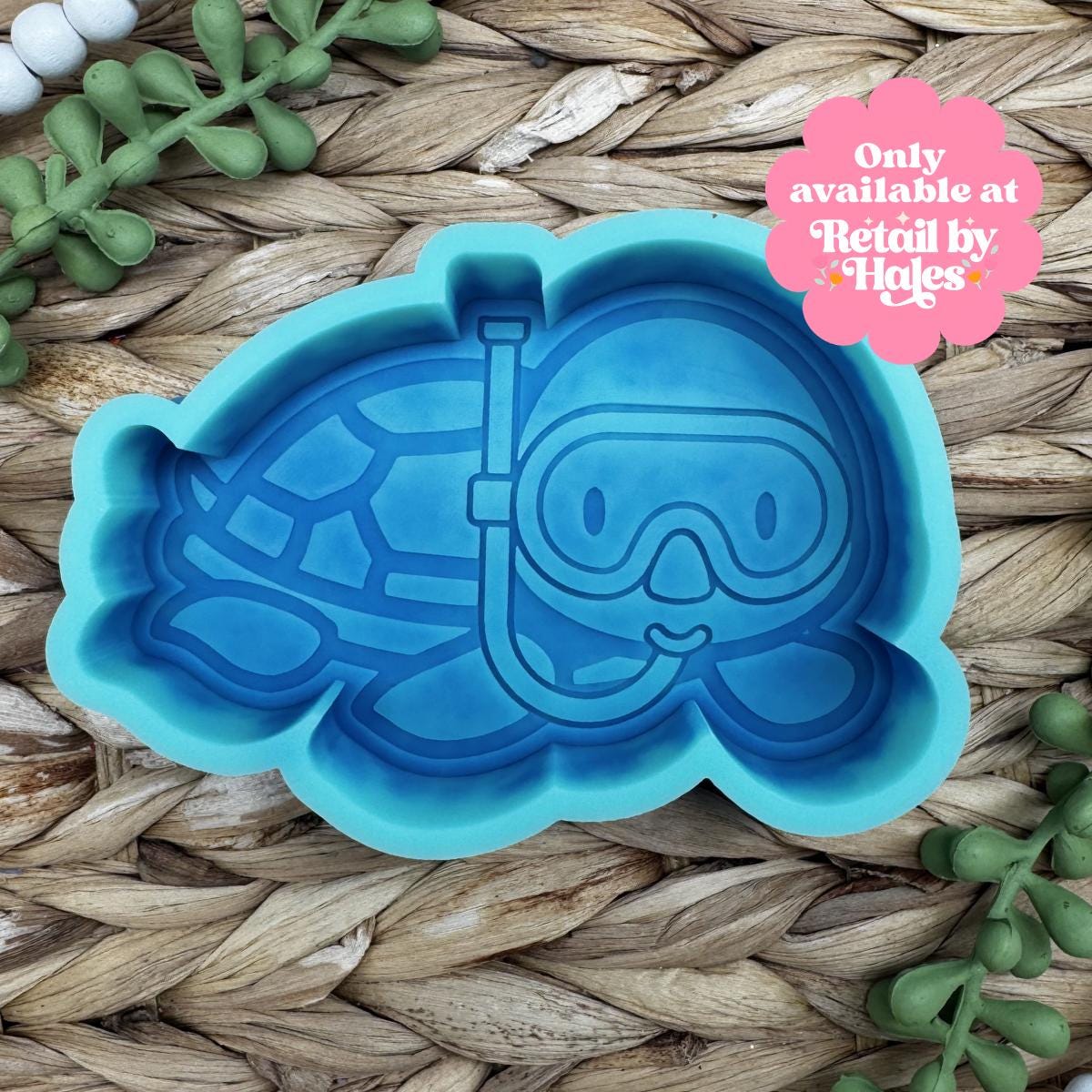 Snorkel Turtle Freshie Mold, Summer Freshie Molds, Animal Freshie Molds, Zoo Animal Freshie Mold, Beach Freshie Mold, Swimming Freshie