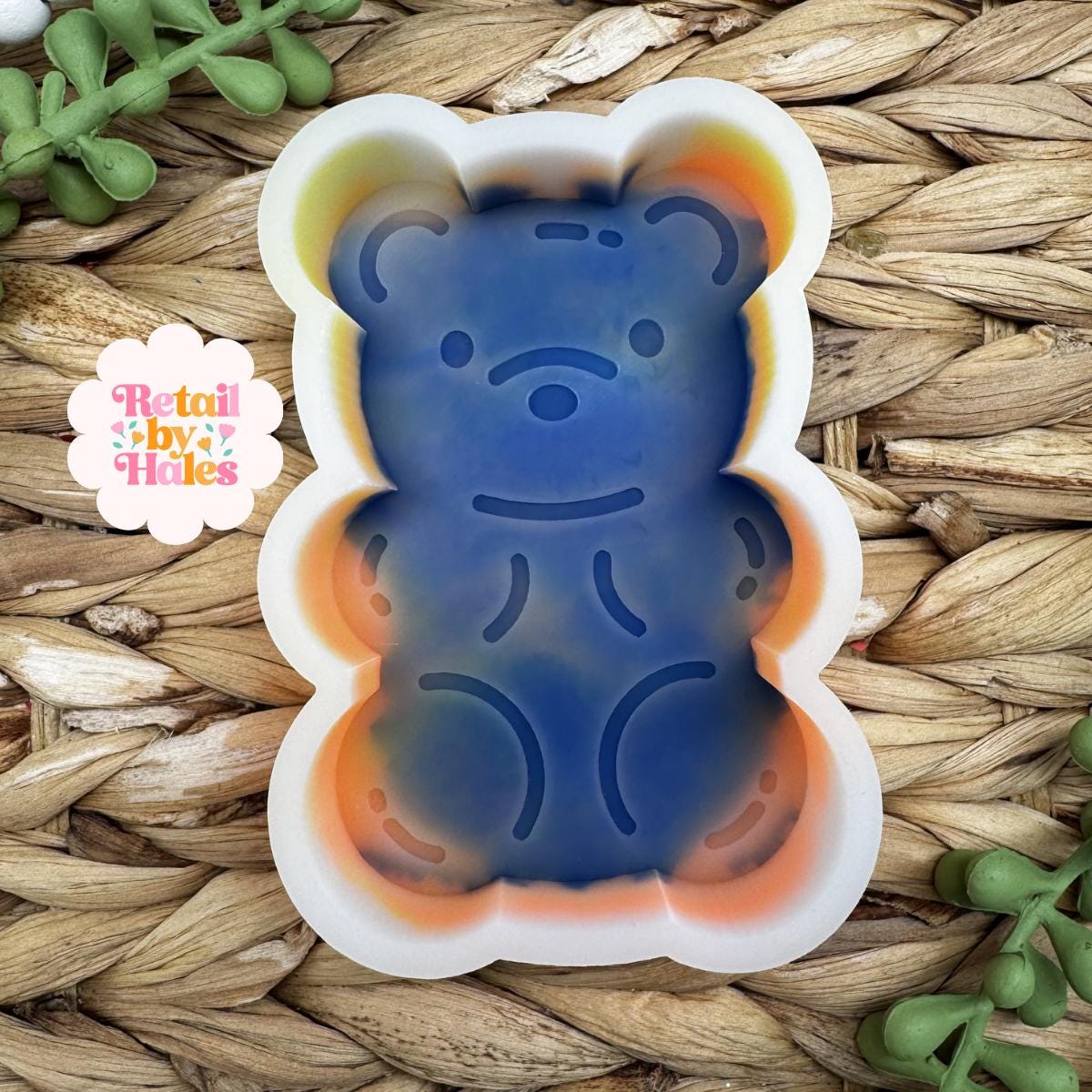 Gummy Bear Freshie Mold, candy freshie mold, candy shop freshie mold, gummy bear soap mold, gummy bear wax mold, simple freshie mold