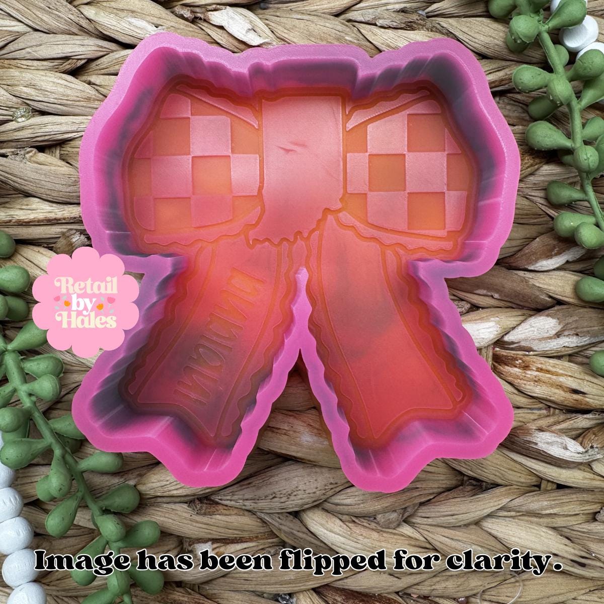 Indiana Bow Freshie Mold, Home State Freshie Molds, USA Freshie Molds, Beginner Aroma Bead Molds, Indiana State Freshie Mold