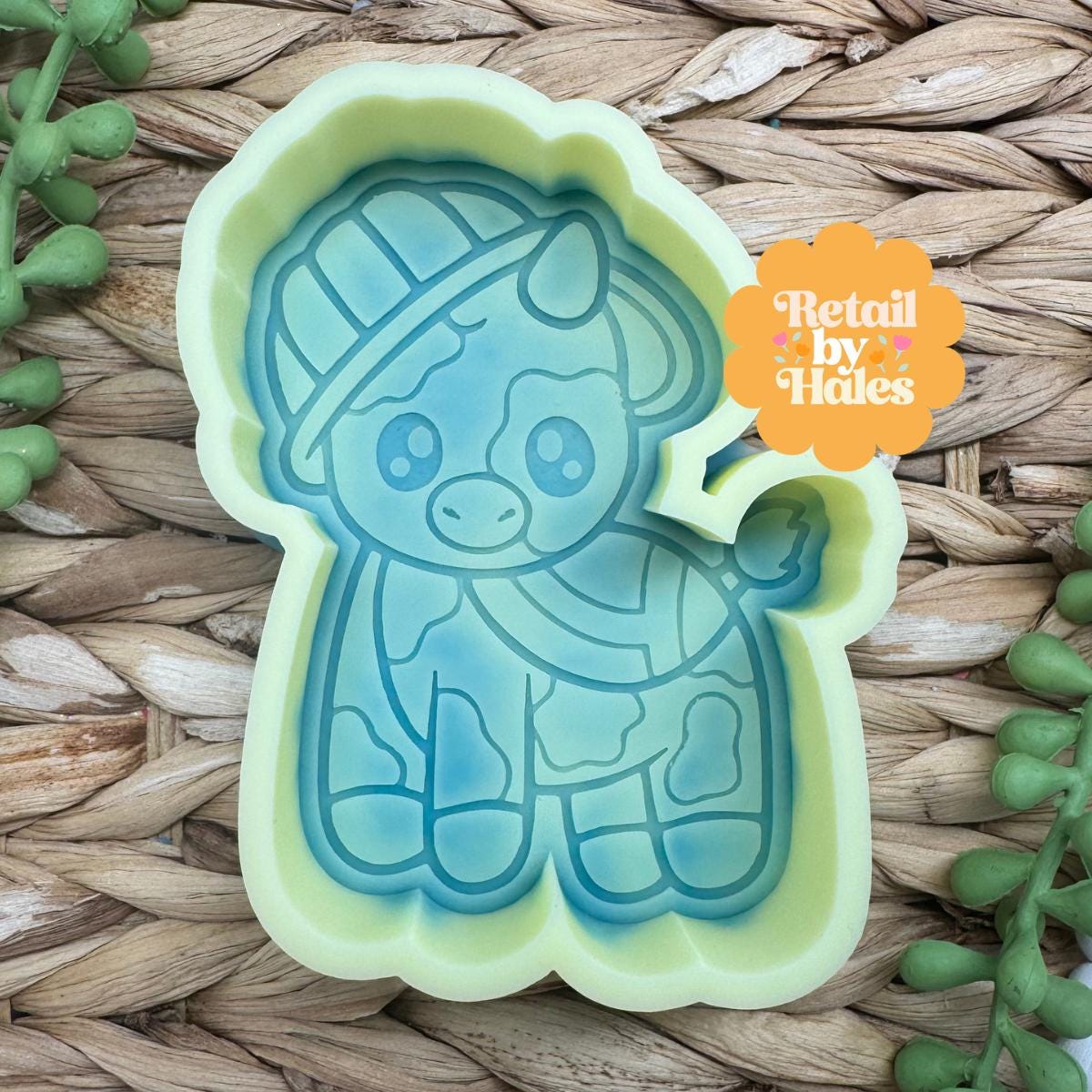 Construction Hat Cow Freshie Mold, western freshie molds, construction freshie mold, hard hat freshie mold, western freshie mold