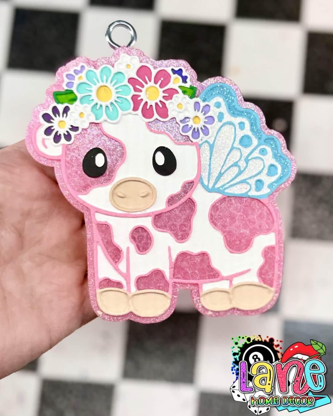 Butterfly Cow Freshie Mold, western freshie molds, ocean freshie molds, vacation freshie, drinking freshie mold, summer freshie mold