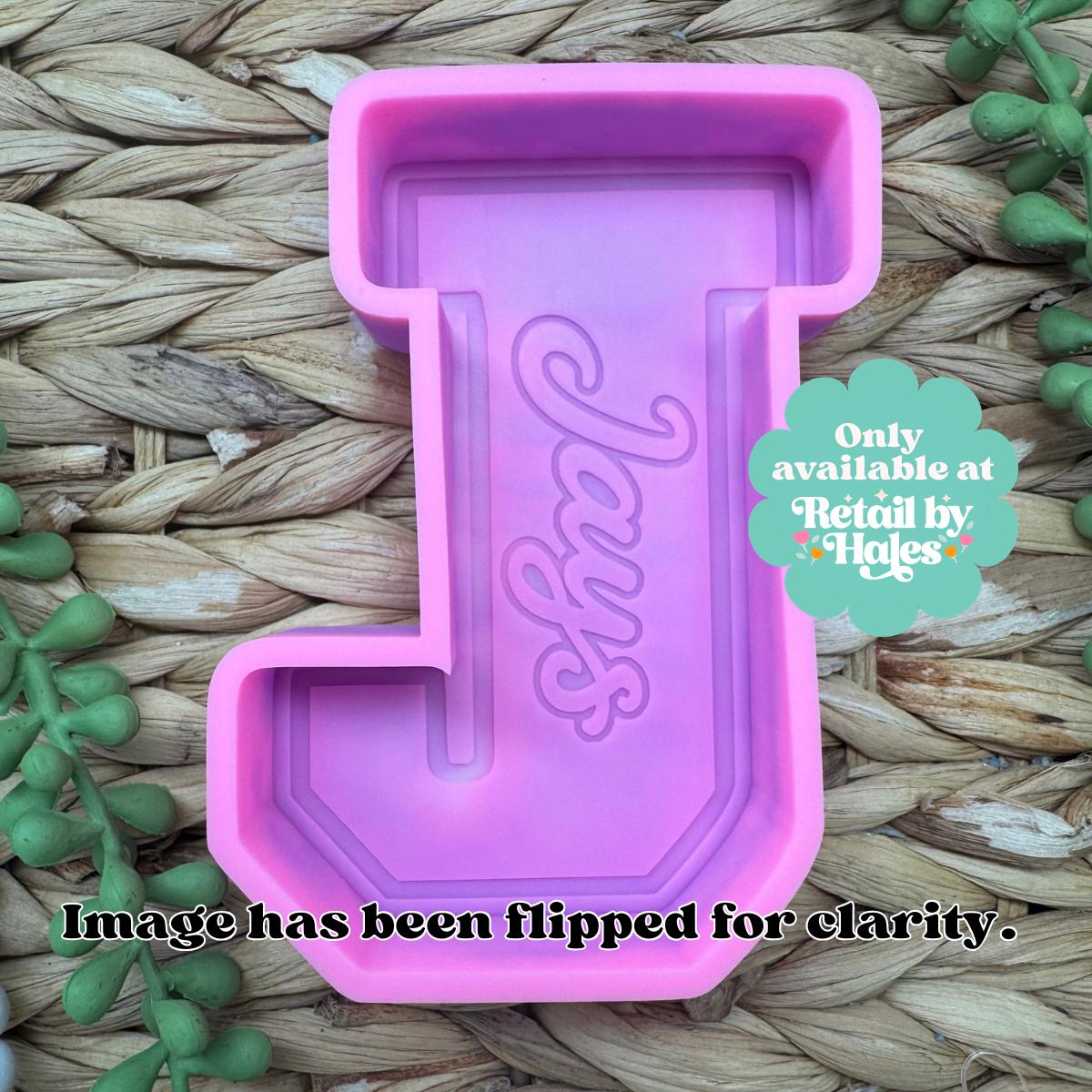 Jays Freshie Mold Varsity J Silicone Car Freshie Mold School Spirit Mascot Mold Wax Melt Soap Concrete Plaster Mold