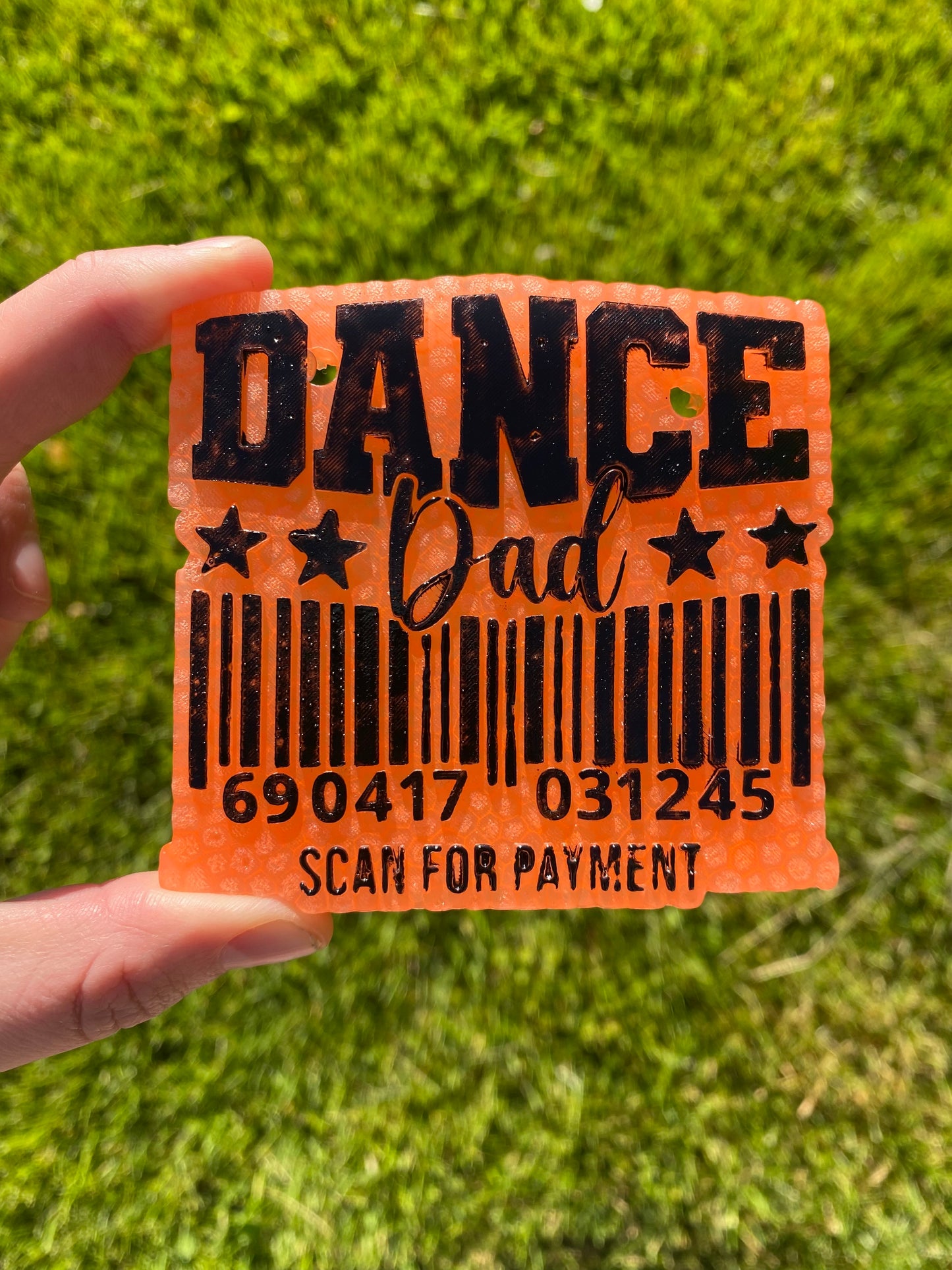 Dance Dad Scan for Payment Barcode Mold