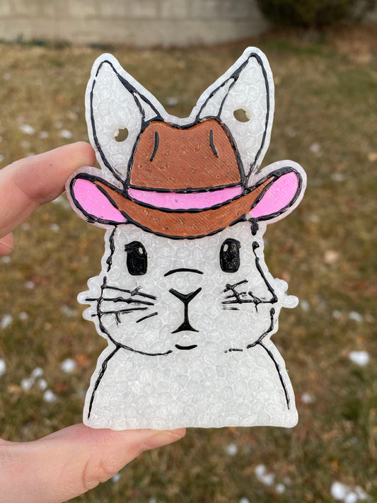 Cowboy Bunny Freshie