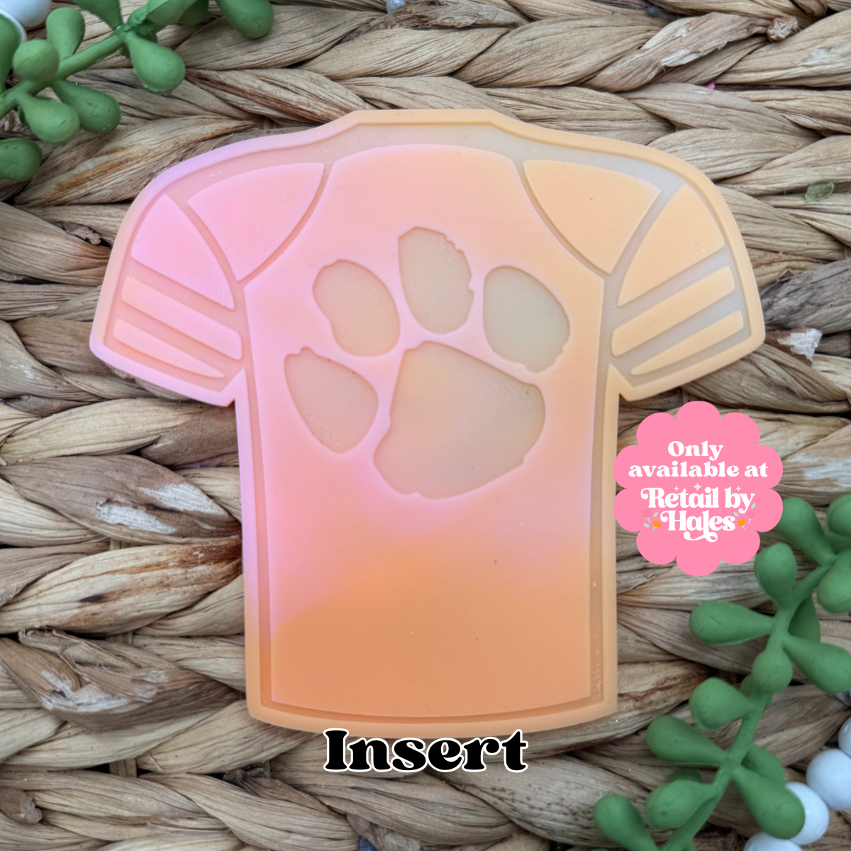 Clemson Tiger Jersey Insert Freshie Mold