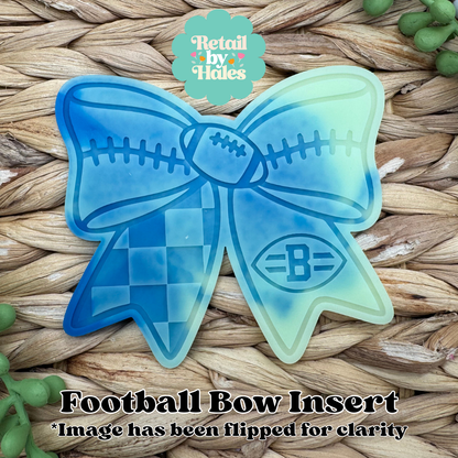 Cleveland Browns Football Bow Insert Freshie Mold