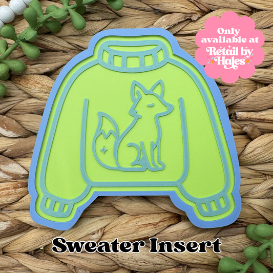 Fox Sweater Insert Freshie Mold