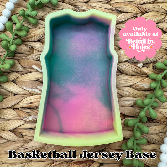 Basketball Jersey Base Freshie Mold