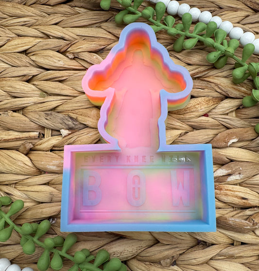 Every Knee Will Bow Freshie Mold, God Redeemer, religious freshie making supplies, popular freshie molds, best selling freshies, god is good freshie mold, pray