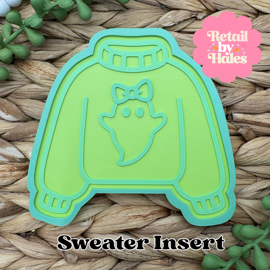 Ghost Sweater Insert Freshie Mold