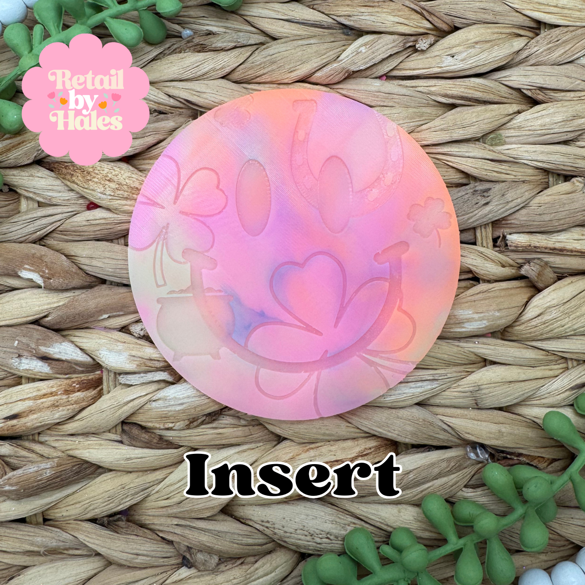 St. Patrick's Day Insert for Circle Freshie Mold