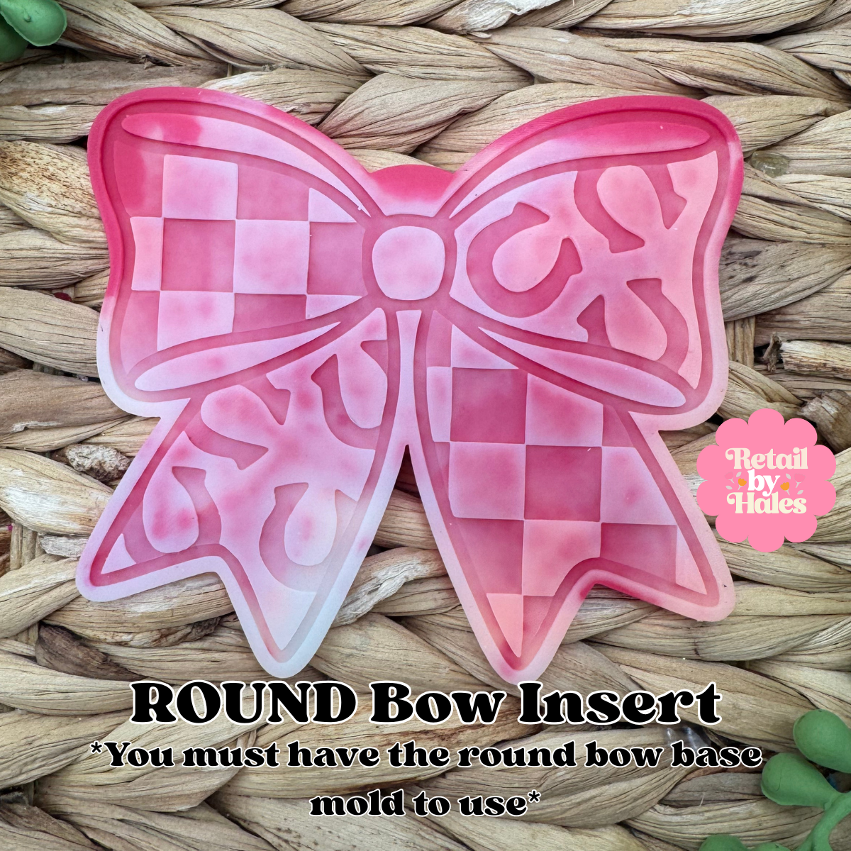 Horseshow Western Bow Insert Freshie Mold