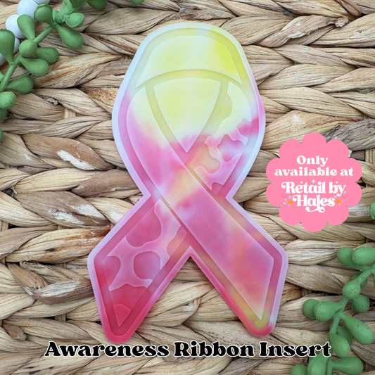 Cow Print Awareness Ribbon Insert Freshie Mold