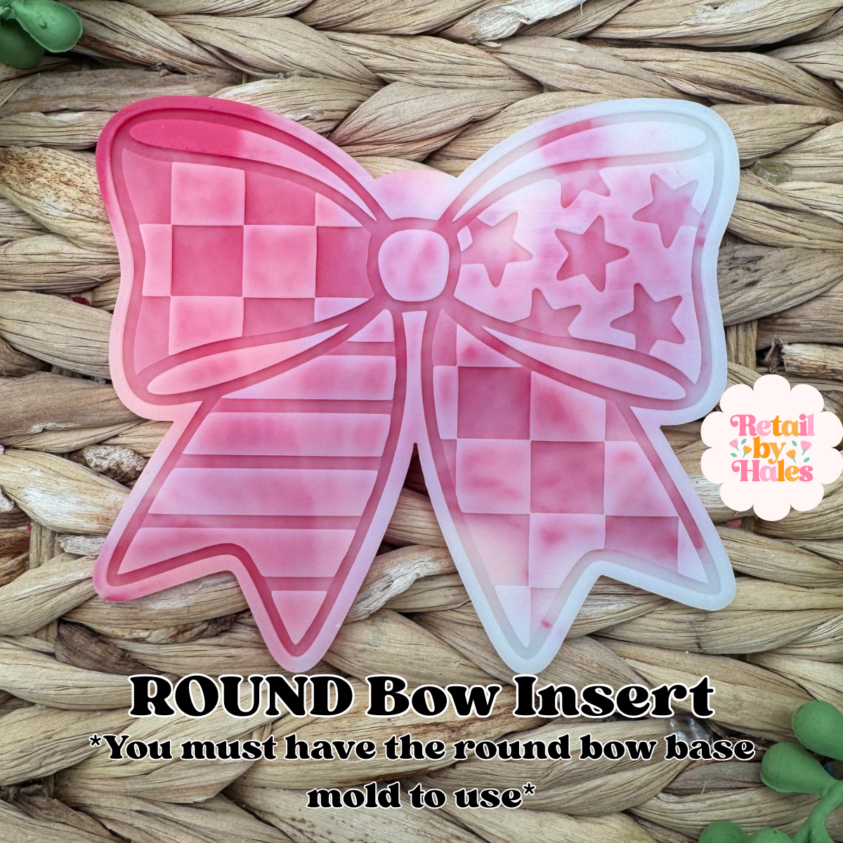 USA Bow Insert Freshie Mold