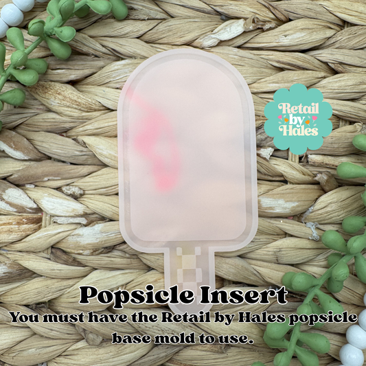 Cardstock Popsicle Insert Freshie Mold