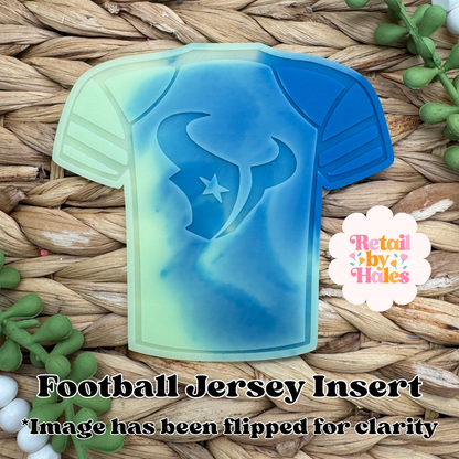 Texans Football Jersey Insert Freshie Mold