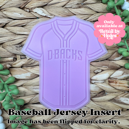 Diamondbacks Baseball Jersey Insert Freshie Mold