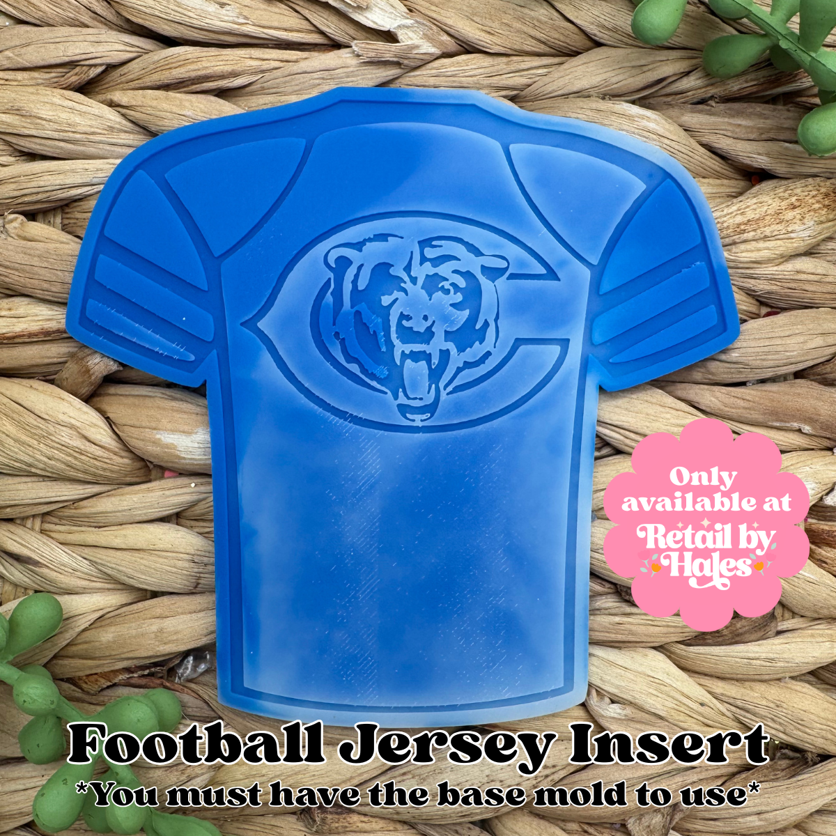 Chicago Bears Football Jersey Insert Freshie Mold