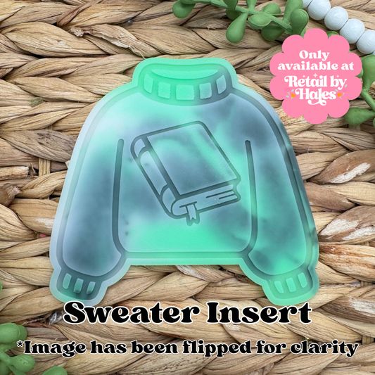 Book Sweater Insert Freshie Mold