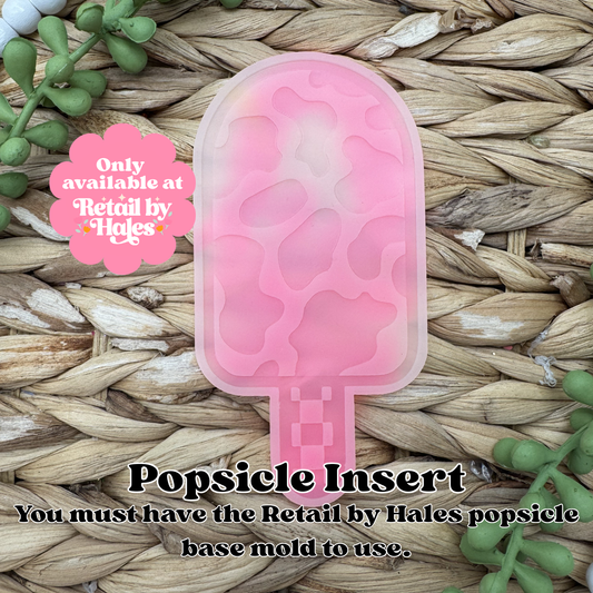 Cow Print Popsicle Insert Freshie Mold
