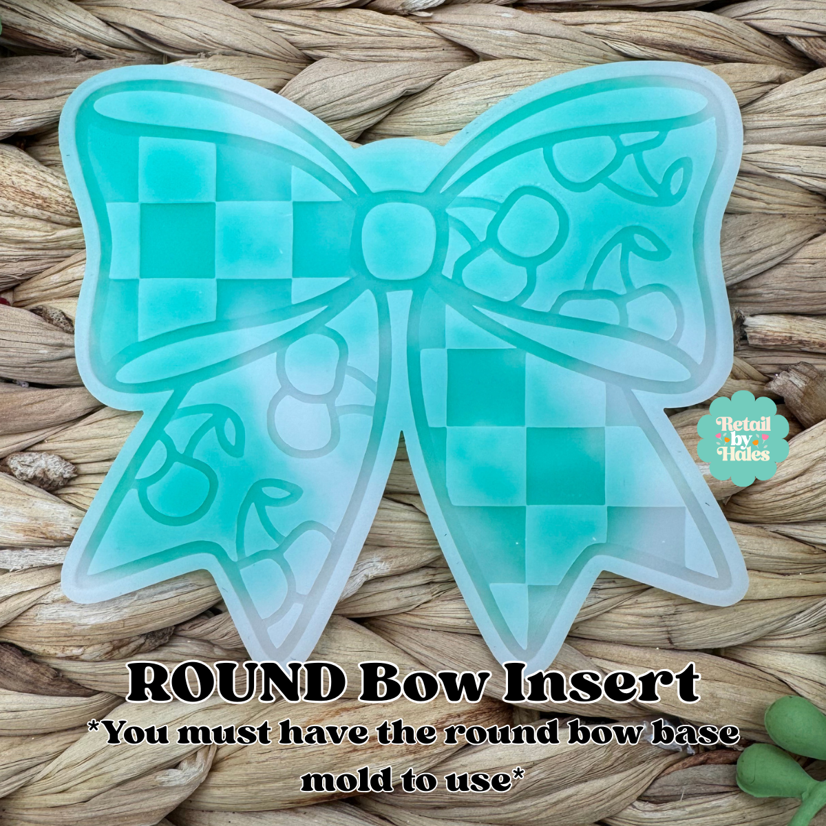 Cherry Bow Insert Freshie Mold