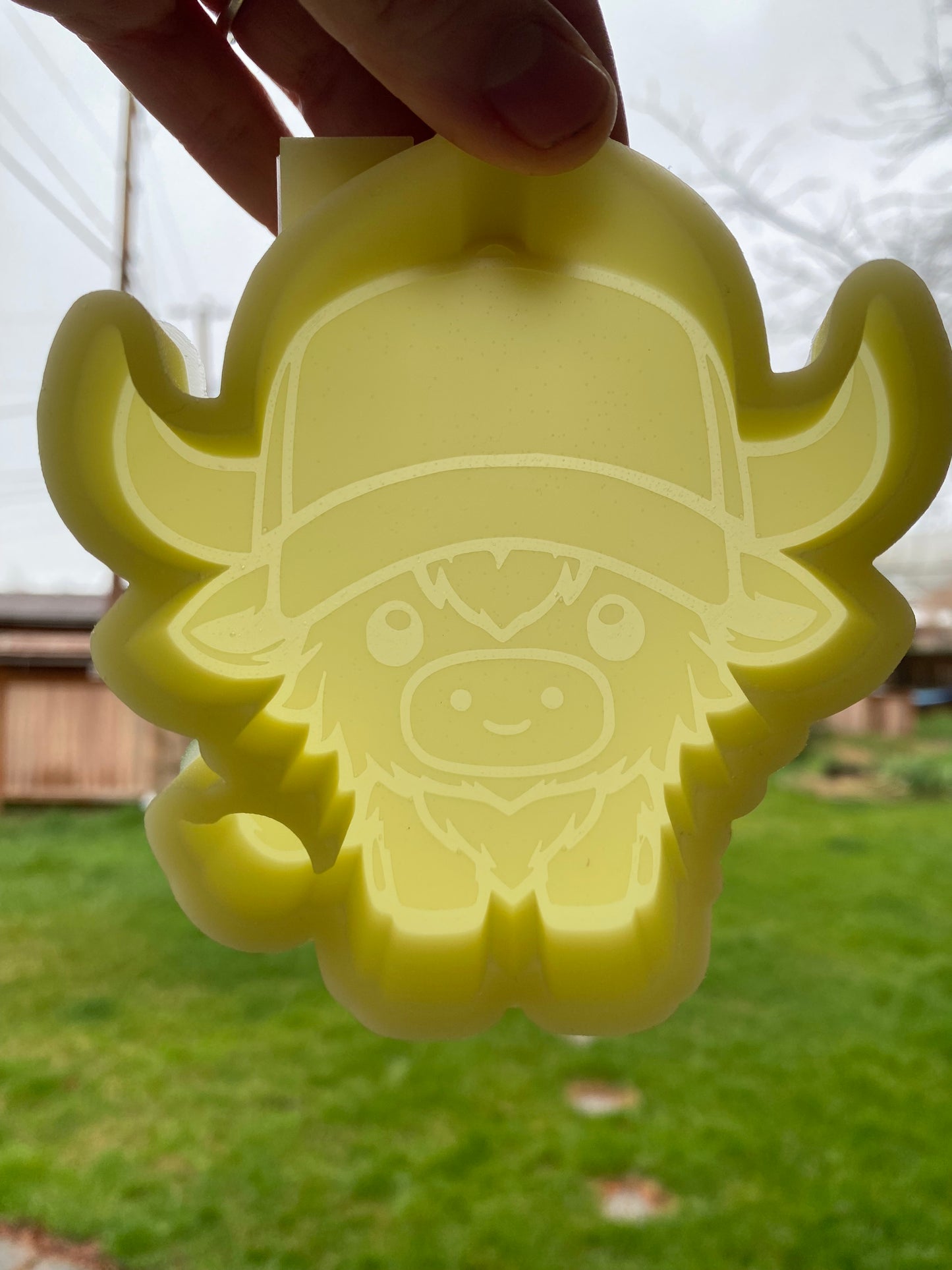 Highland Cow with Cap Mold