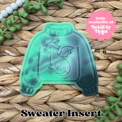 Dragon Sweater Insert Freshie Mold