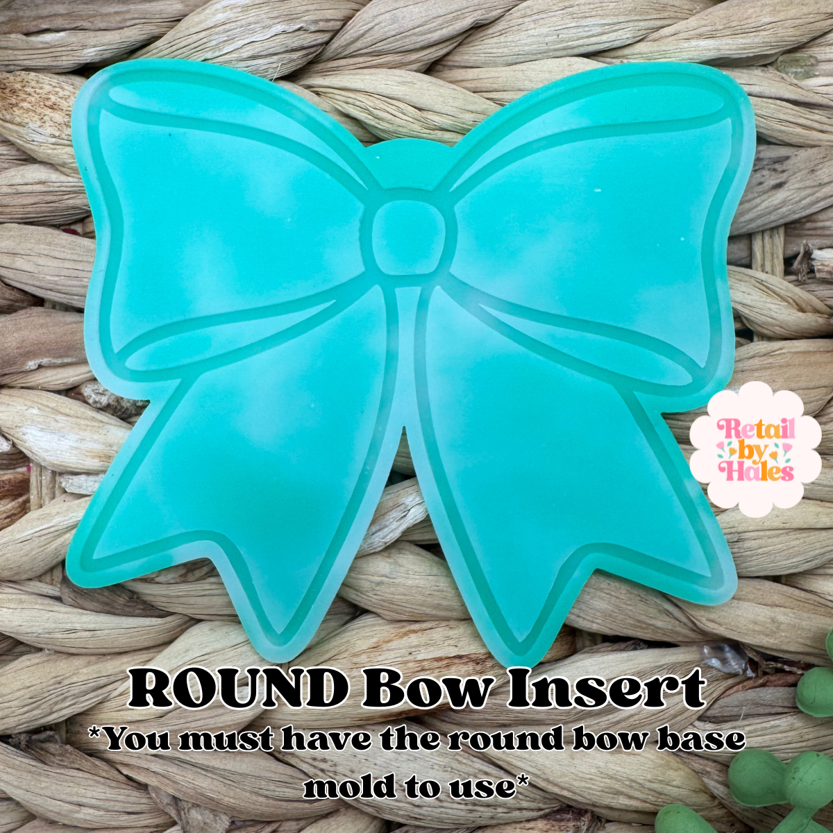 Plain Bow Insert Freshie Mold
