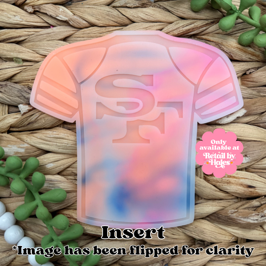 San Francisco 49ers Jersey Insert Freshie Mold