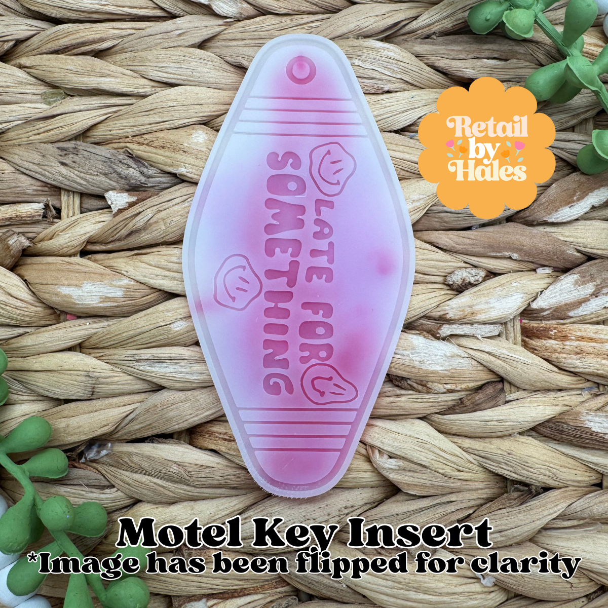 Late for Something Motel Key Insert Freshie Mold