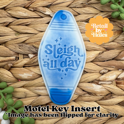 Sleigh All Day Motel Key Insert Freshie Mold