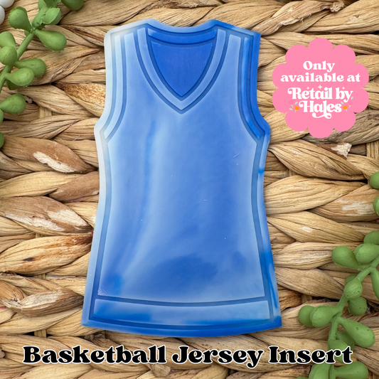 Blank Basketball Jersey Insert Freshie Mold