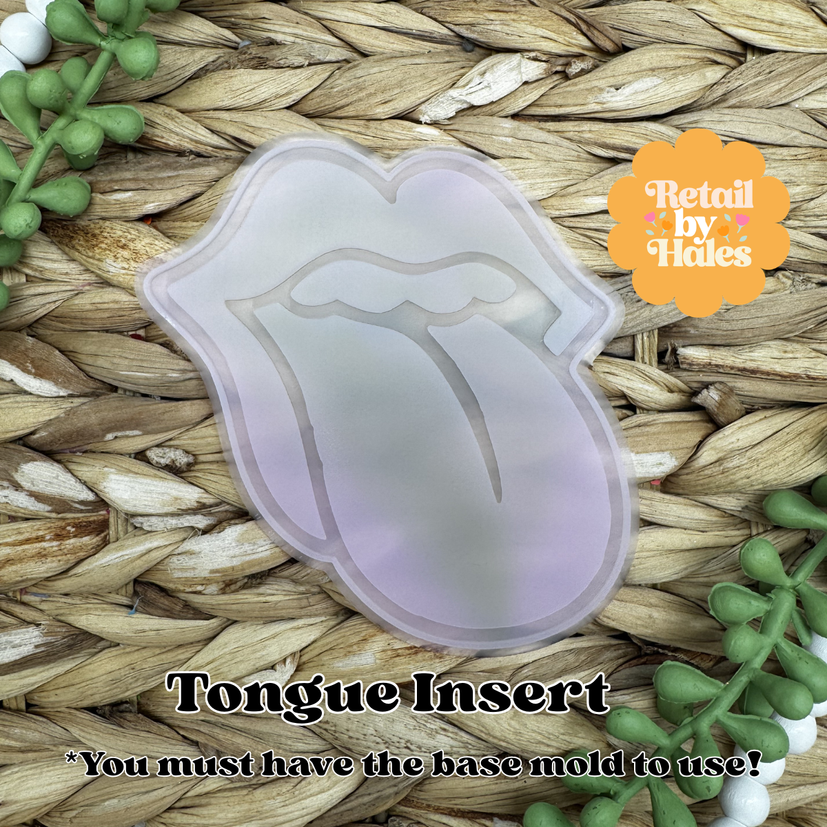 Plain Tongue INSERT Freshie Mold