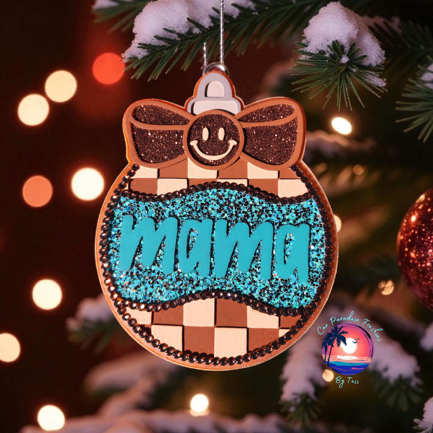 Mama Christmas Ornament Insert Mold