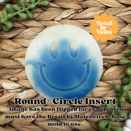 Smile Insert for Circle Freshie Mold