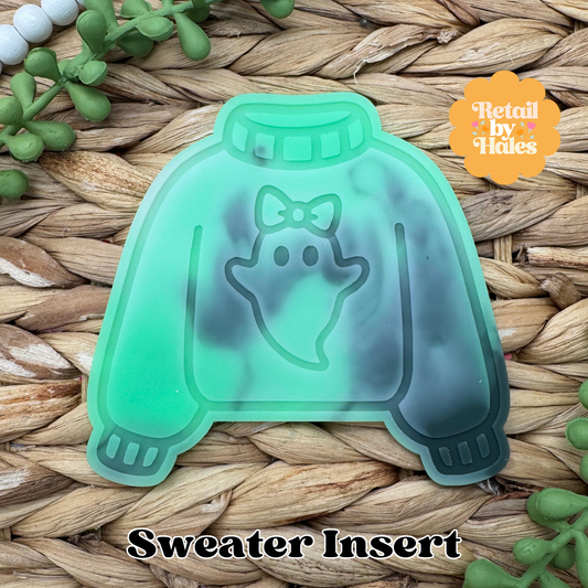 Ghost Sweater Insert Freshie Mold