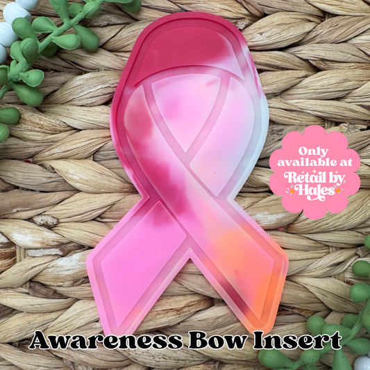 Blank Awareness Ribbon Insert Freshie Mold
