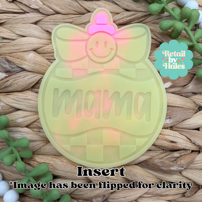 Mama Christmas Ornament Insert Mold