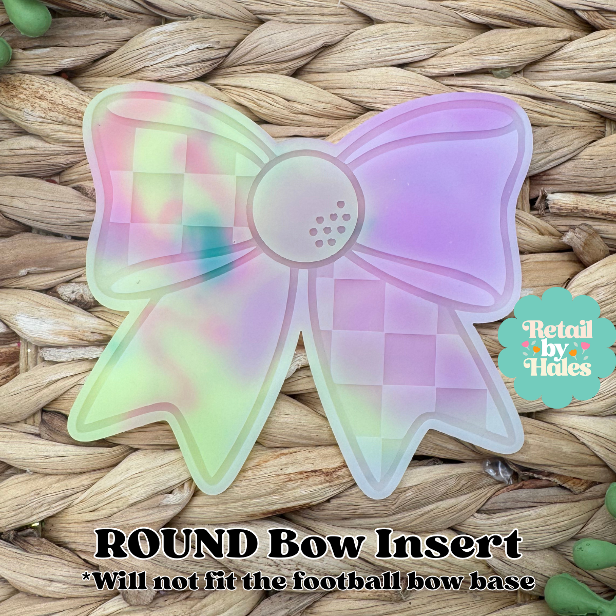 Golf Ball Bow Insert Freshie Mold