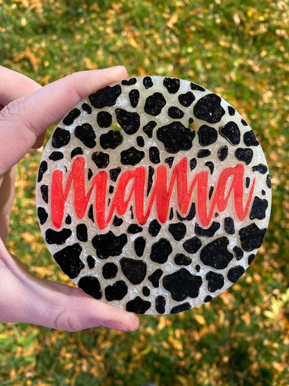 Mama Cow Print Freshie