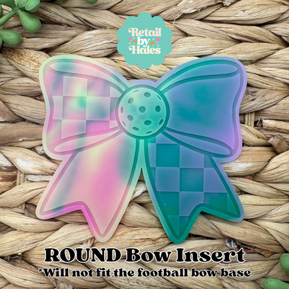 Pickleball Bow Insert Freshie Mold