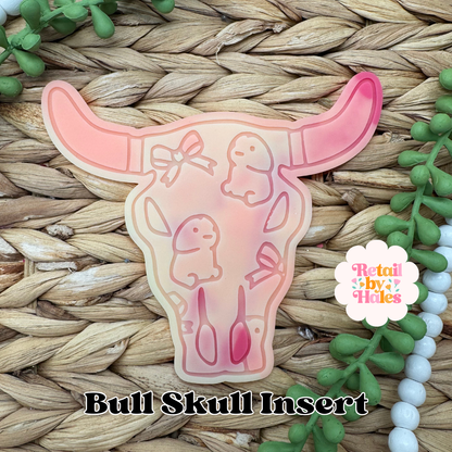 Baby Peen Bull Skull INSERT Freshie Mold