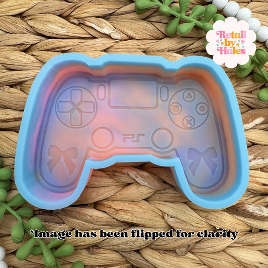 Play Station Controller with Bows Freshie Mold