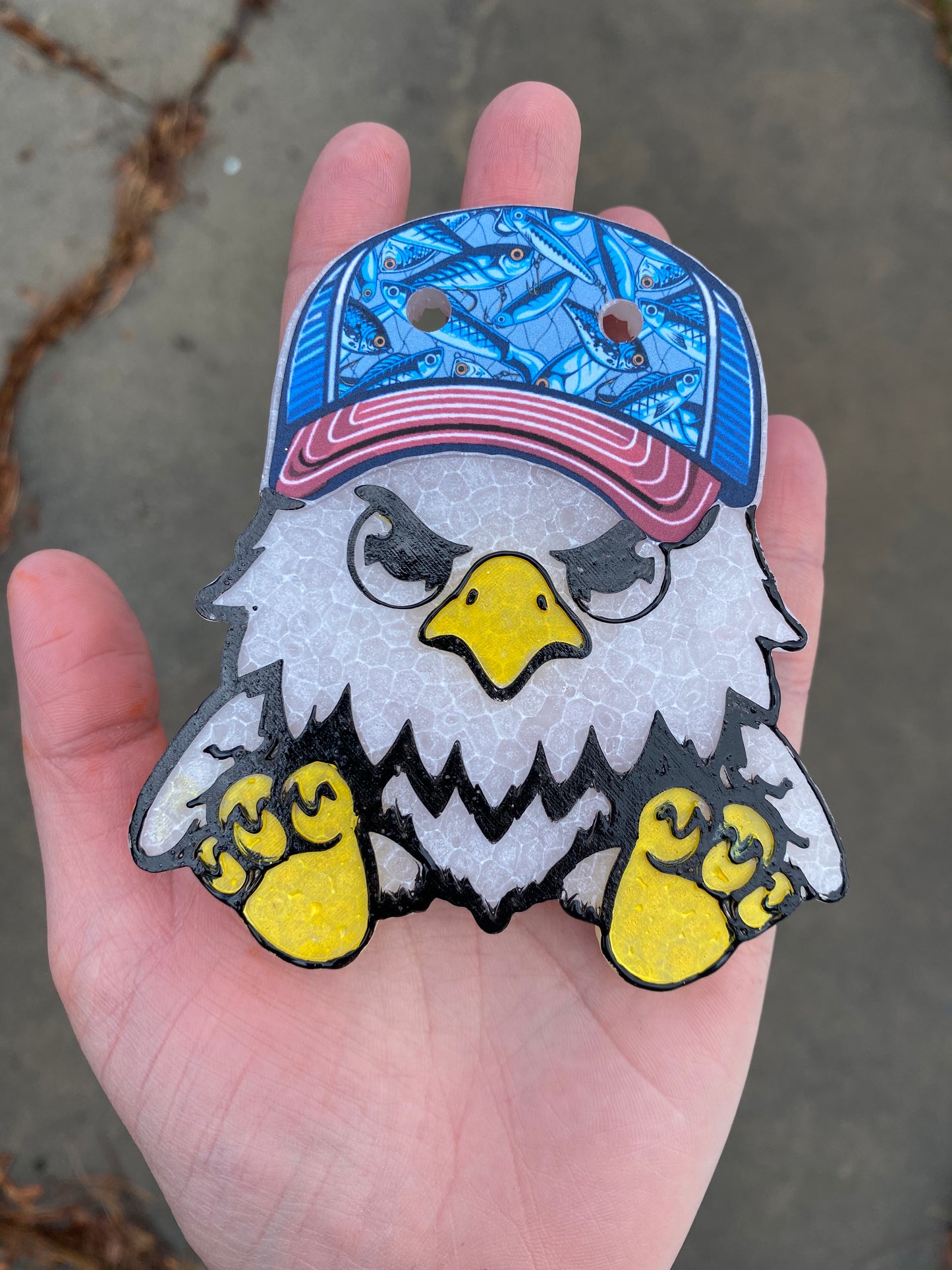 Eagle with Baseball Cap Mold