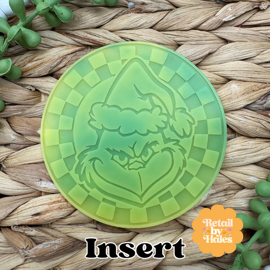 Grouch Round Insert for Circle Freshie Mold