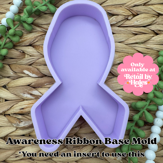 Awareness Ribbon Base Freshie Mold