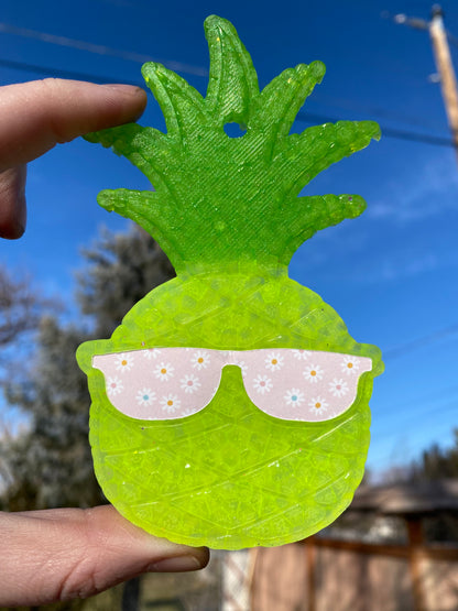 Pineapple Pattern Glasses Freshie